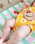 Anti-Roll Wedge Baby Changing Mat - Cherry