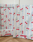Travel Changing Mat - Cherry Stripe