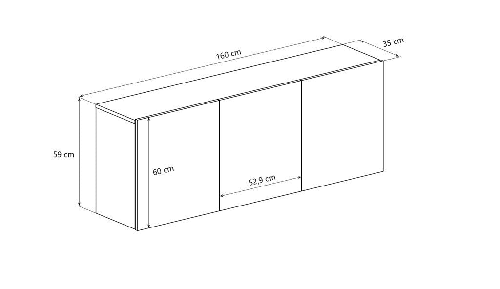 Chest of Drawers Dallas - Black