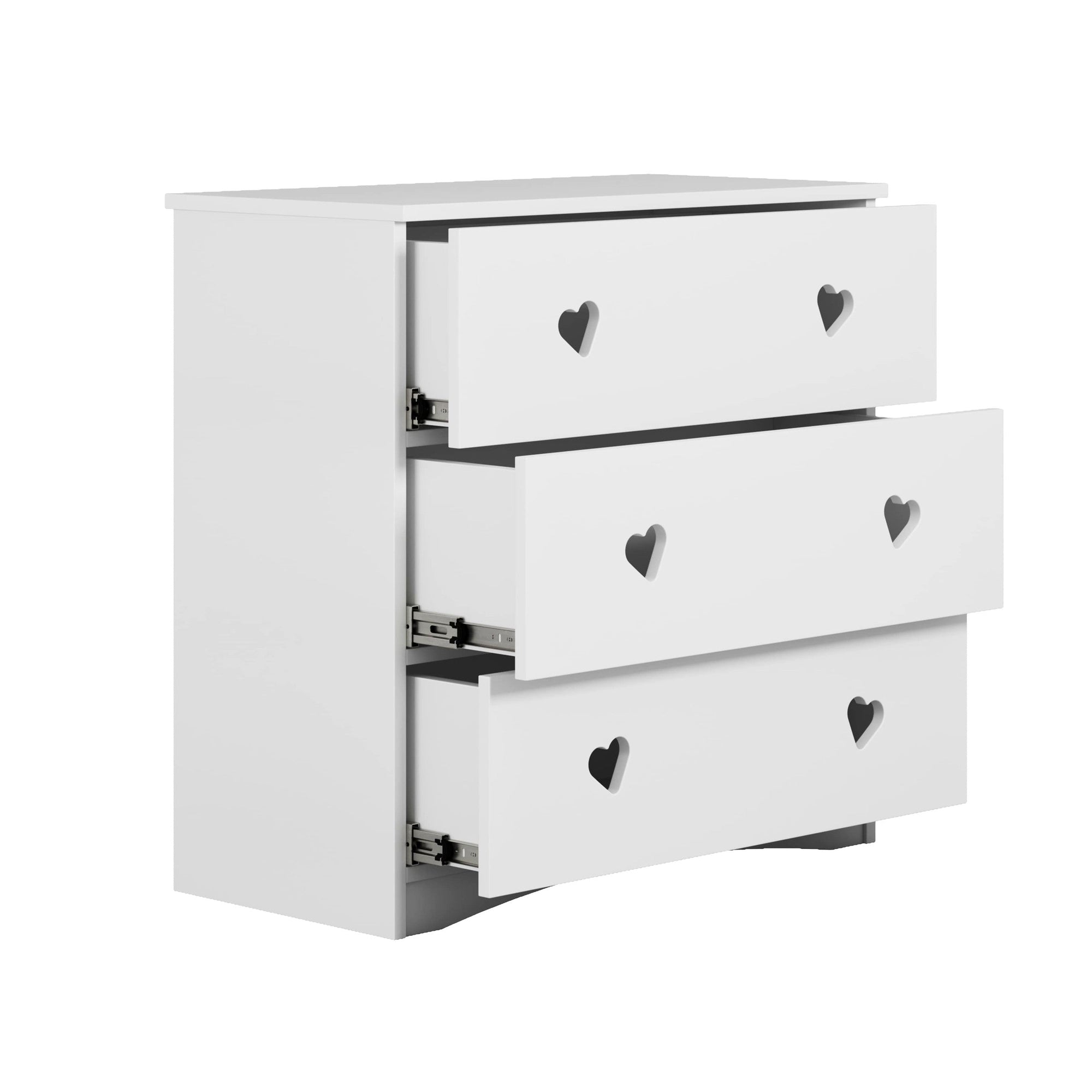 Julia White Chest of Drawers for Children
