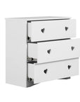 Julia White Chest of Drawers for Children