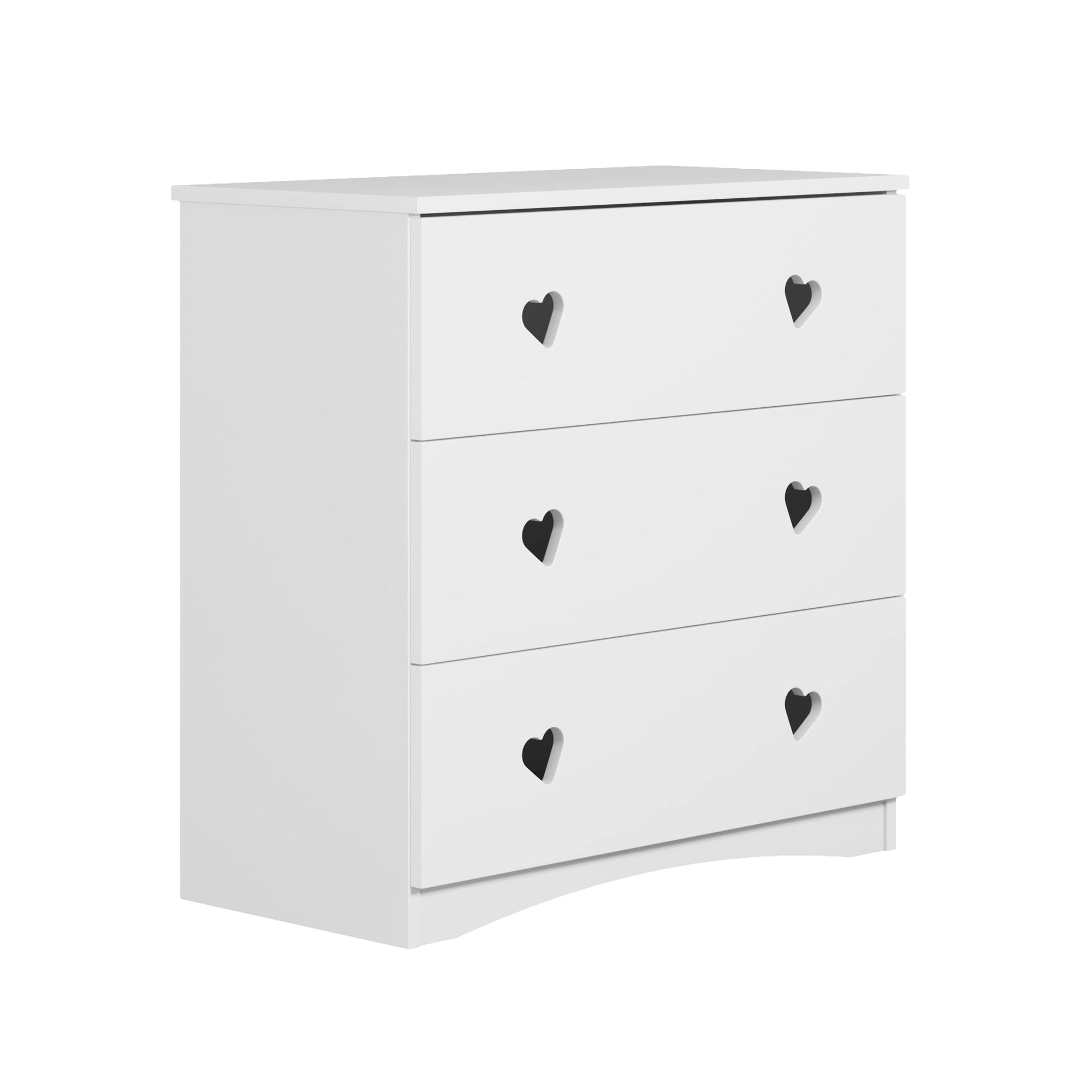 Julia White Chest of Drawers for Children