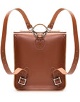 Handmade Leather City Backpack - Chestnut