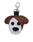 Cute Dog Bag Charm - Chestnut