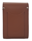 Handmade Leather Festival Phone Bag - Chestnut