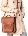 Handmade Leather City Backpack - Chestnut