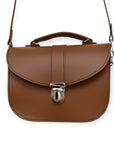 Olympia Handmade Leather Bag - Chestnut
