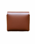 Handmade Leather Simple Coin Purse - Chestnut