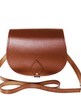 Handmade Leather Saddle Bag - Chestnut