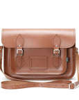 Handmade Leather Satchel - Chestnut