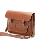 Handmade Leather Satchel - Chestnut