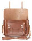 Handmade Leather Satchel - Chestnut