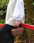 Aura Handmade Leather Bag - Graphite
