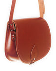 Handmade Leather Saddle Bag - Chestnut