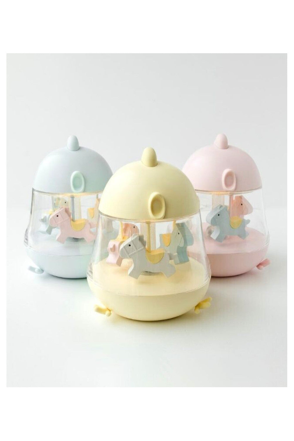 Carousel Night Lamp with Music Box – Soothing, Colorful &amp; Long-Lasting by Rabbit &amp; Friends at brixbailey.com