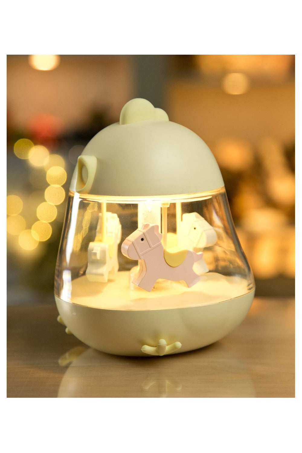 Carousel Night Lamp with Music Box – Soothing &amp; Colorful by Rabbit &amp; Friends at brixbailey.com