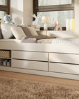 Children's White Bed with Clever Storage