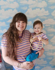 Chloe Rainbow Cotton T-Shirt Top | Baby Child Toddler