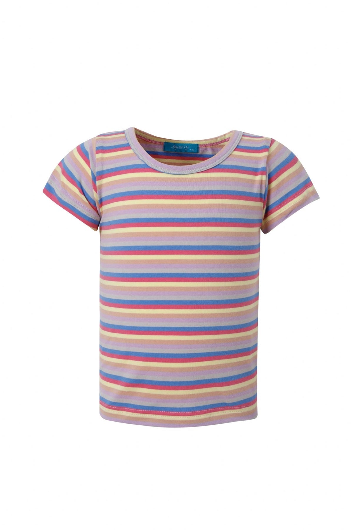 Chloe Rainbow Cotton T-Shirt Top | Baby Child Toddler