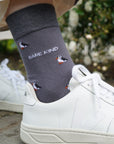Save the Puffin Small Motif Bamboo Socks