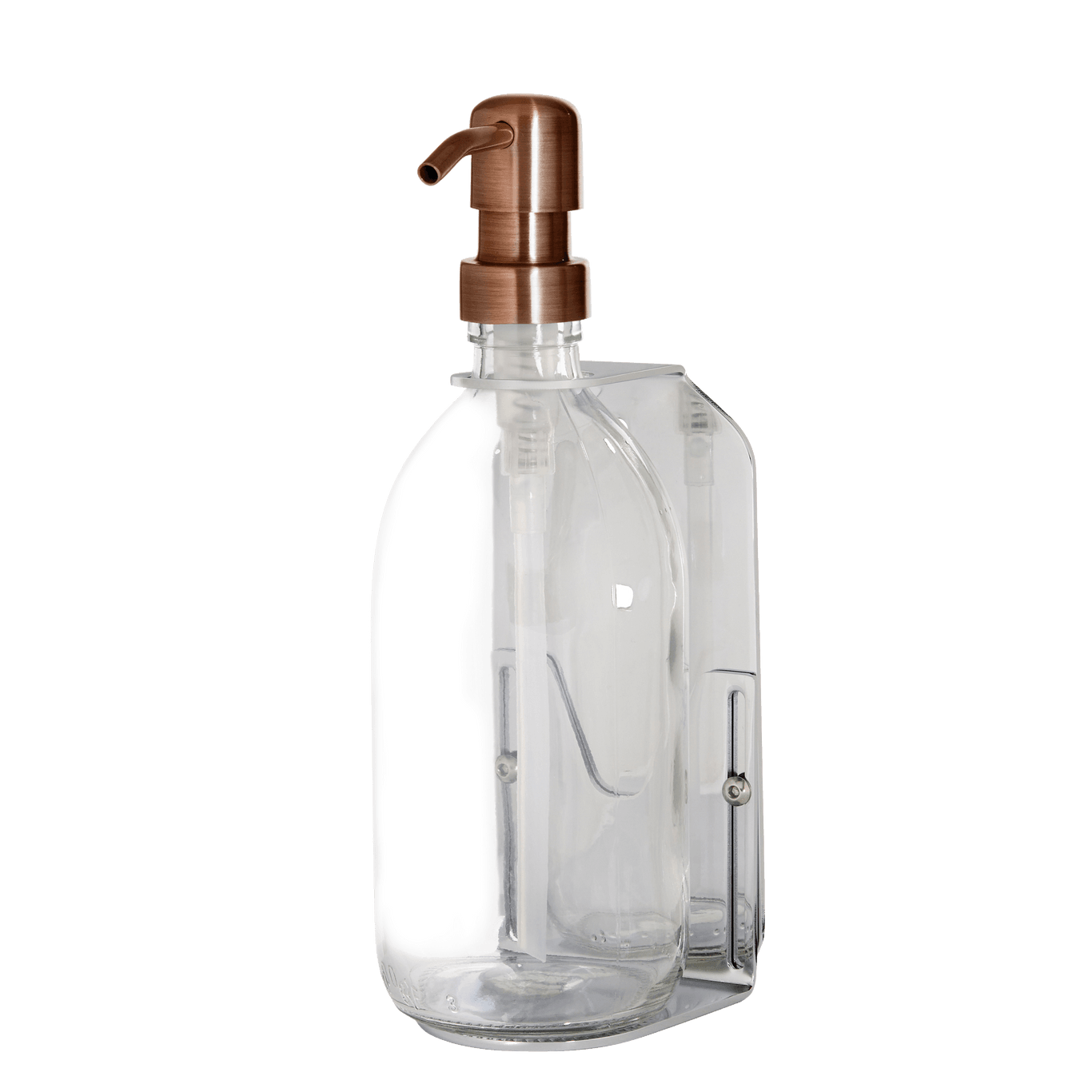 Chrome Single Wall Mounted Soap Dispenser-7