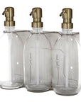 Chrome Triple Wall Mounted Soap Dispenser-9