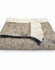 Chunky Camel Weave Alpaca Throw