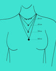 Chunky chain lightning bolt necklace