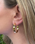 Chunky Bombshell Hoop Earrings