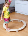 Circular Wooden Balance Beam Set | Montessori-3