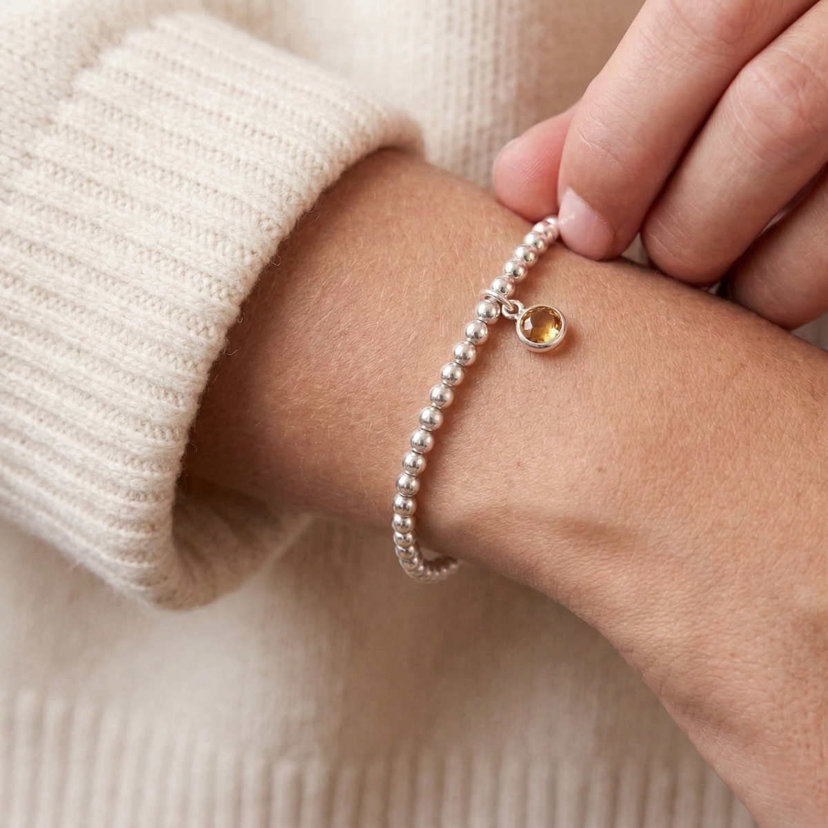 Citrine Birthstone Bracelet