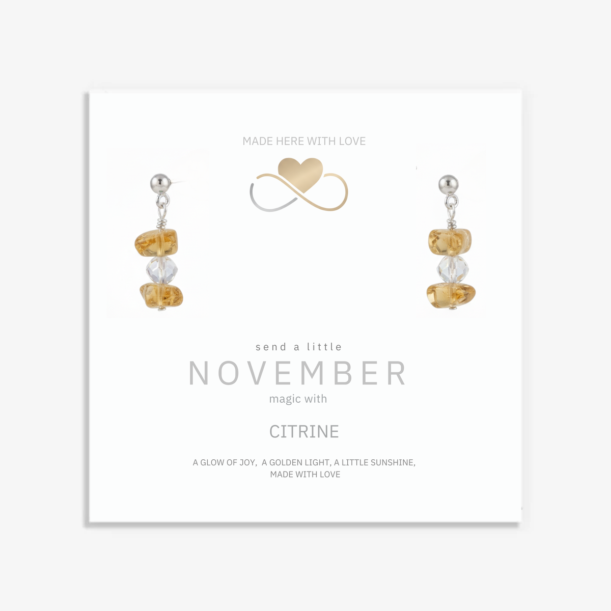 Citrine Gemstone Earrings