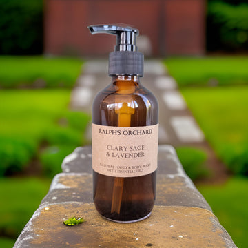 Premium Clary Sage and Lavender Aromatherapy Hand and Body Wash, Soothing Essential Oils, Luxury Spa Experience, 250ml Bottle by Ralph's Orchard at brixbailey.com