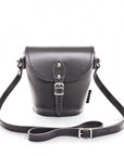 Handmade Leather Barrel Bag - Graphite