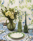 Classic Green Round Placemats - Set of 4