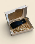 Handcrafted Leather Keychain – Eco-Friendly, Made to Order by Yoru at www.brixbailey.com
