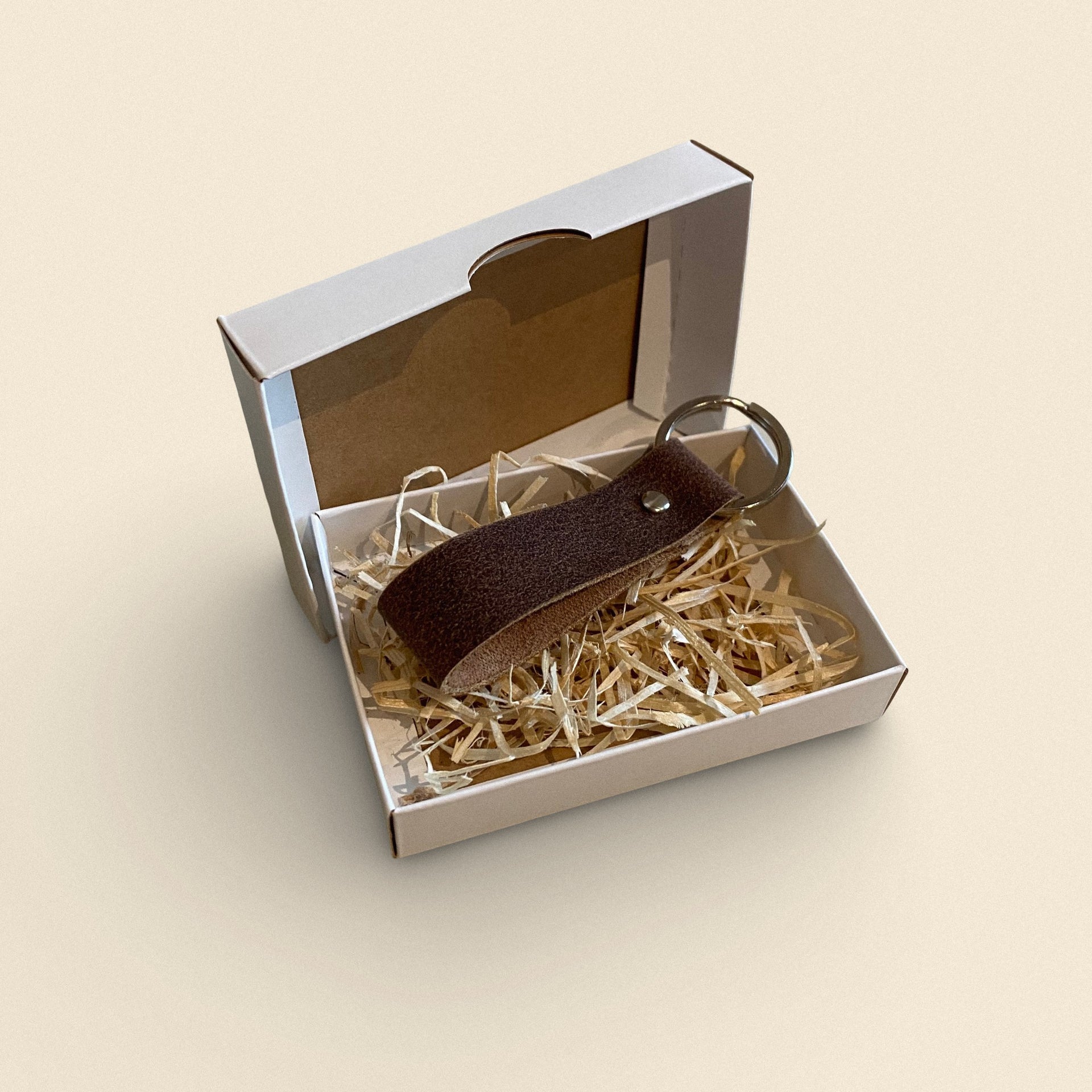 Recycled Leather Keychain – Handcrafted &amp; Eco-Friendly Gift by Yoru at www.brixbailey.com