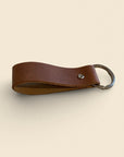Handcrafted Recycled Leather Keychain – Perfect Gift Idea by Yoru at www.brixbailey.com