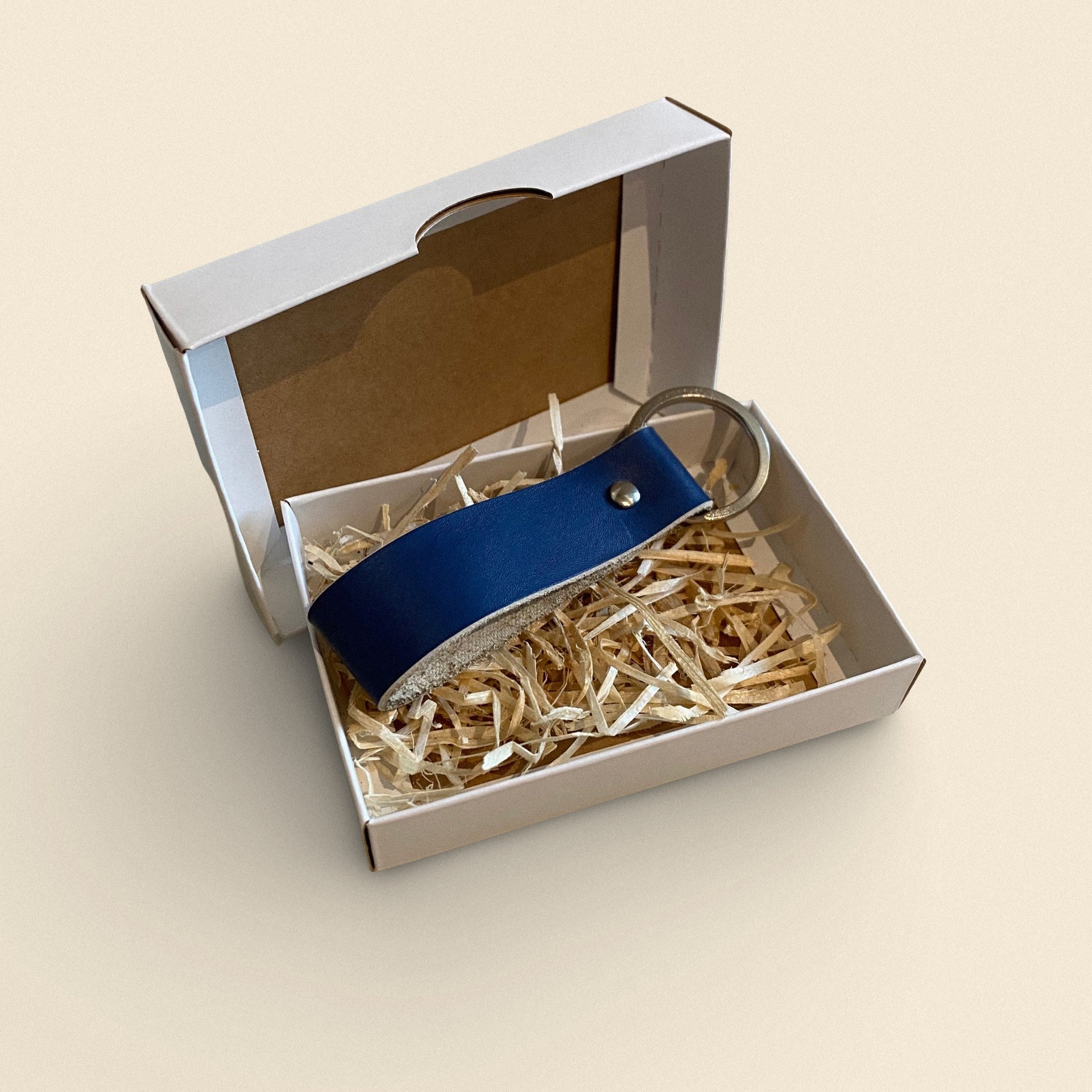 Handcrafted Leather Keychain – Eco-Friendly &amp; Stylish Gift by Yoru at www.brixbailey.com