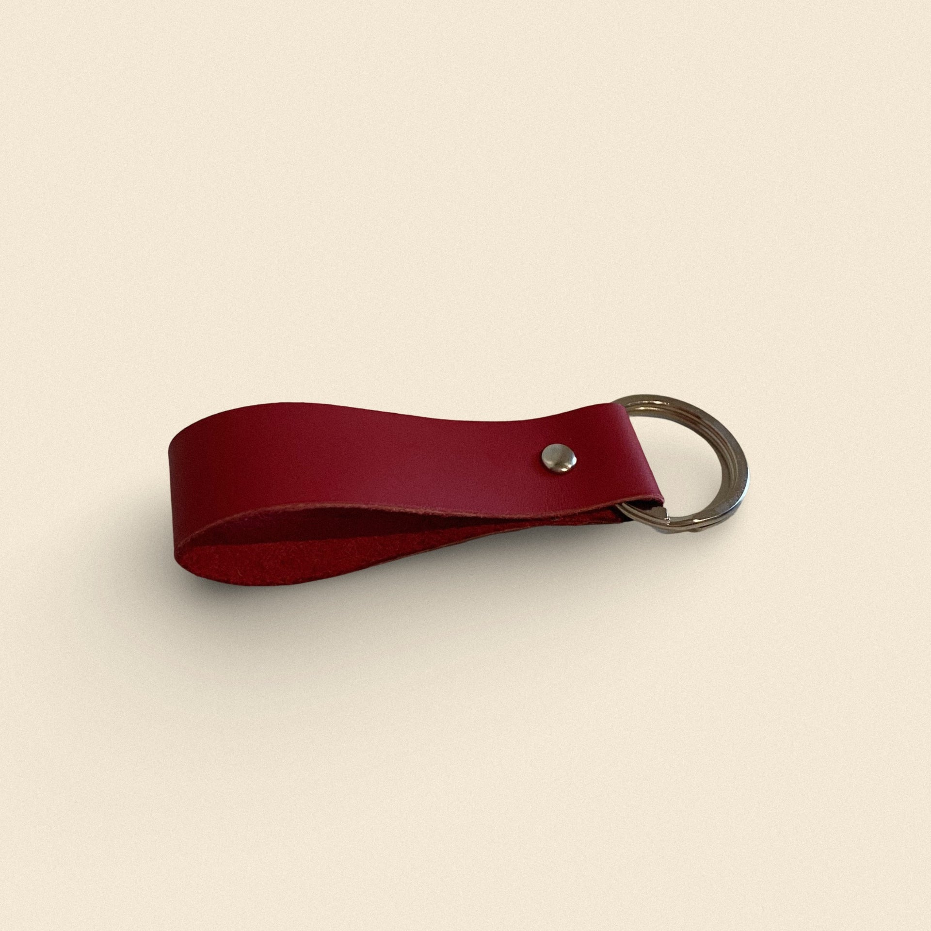 Recycled Leather Keychain – Handcrafted &amp; Eco-Friendly Gift by Yoru at www.brixbailey.com