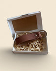 Handcrafted Leather Keychain – Eco-Friendly, Custom Colors by Yoru at www.brixbailey.com