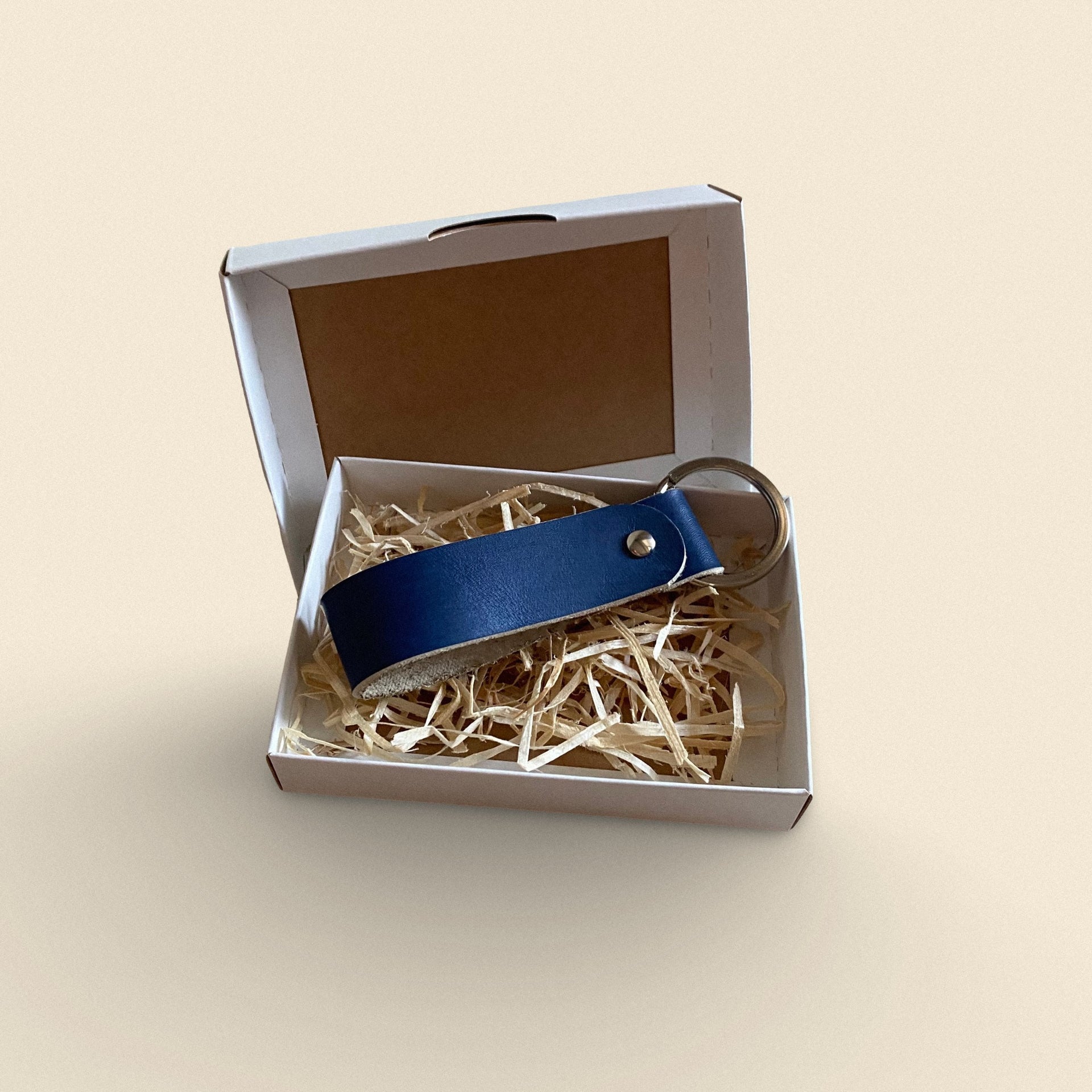 Handcrafted Recycled Leather Keychain – Perfect Gift &amp; Eco-Friendly by Yoru at www.brixbailey.com