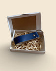 Handcrafted Recycled Leather Keychain – Perfect Gift & Eco-Friendly by Yoru at www.brixbailey.com