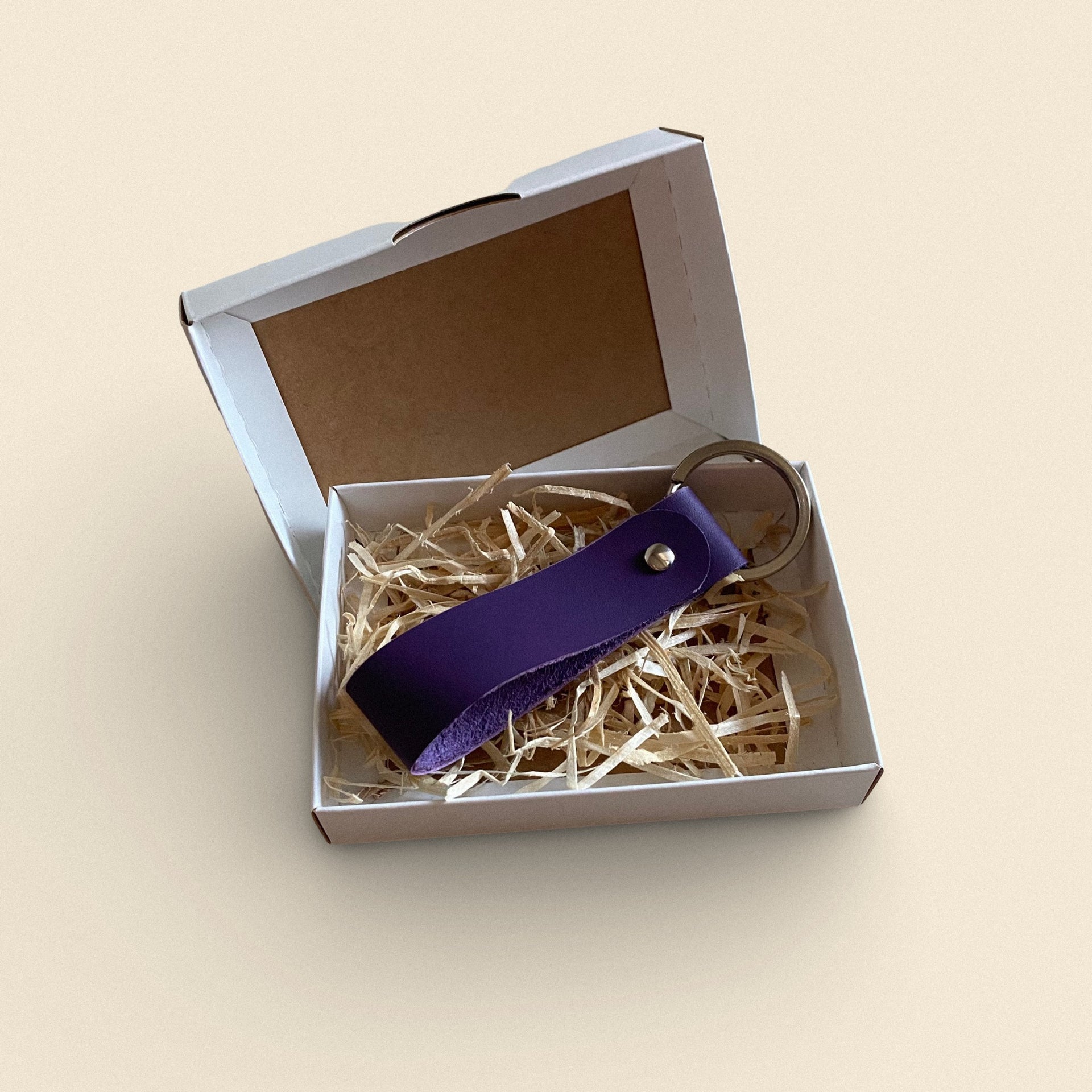 Handcrafted Recycled Leather Keychain – Perfect Gift &amp; Eco-Friendly by Yoru at www.brixbailey.com