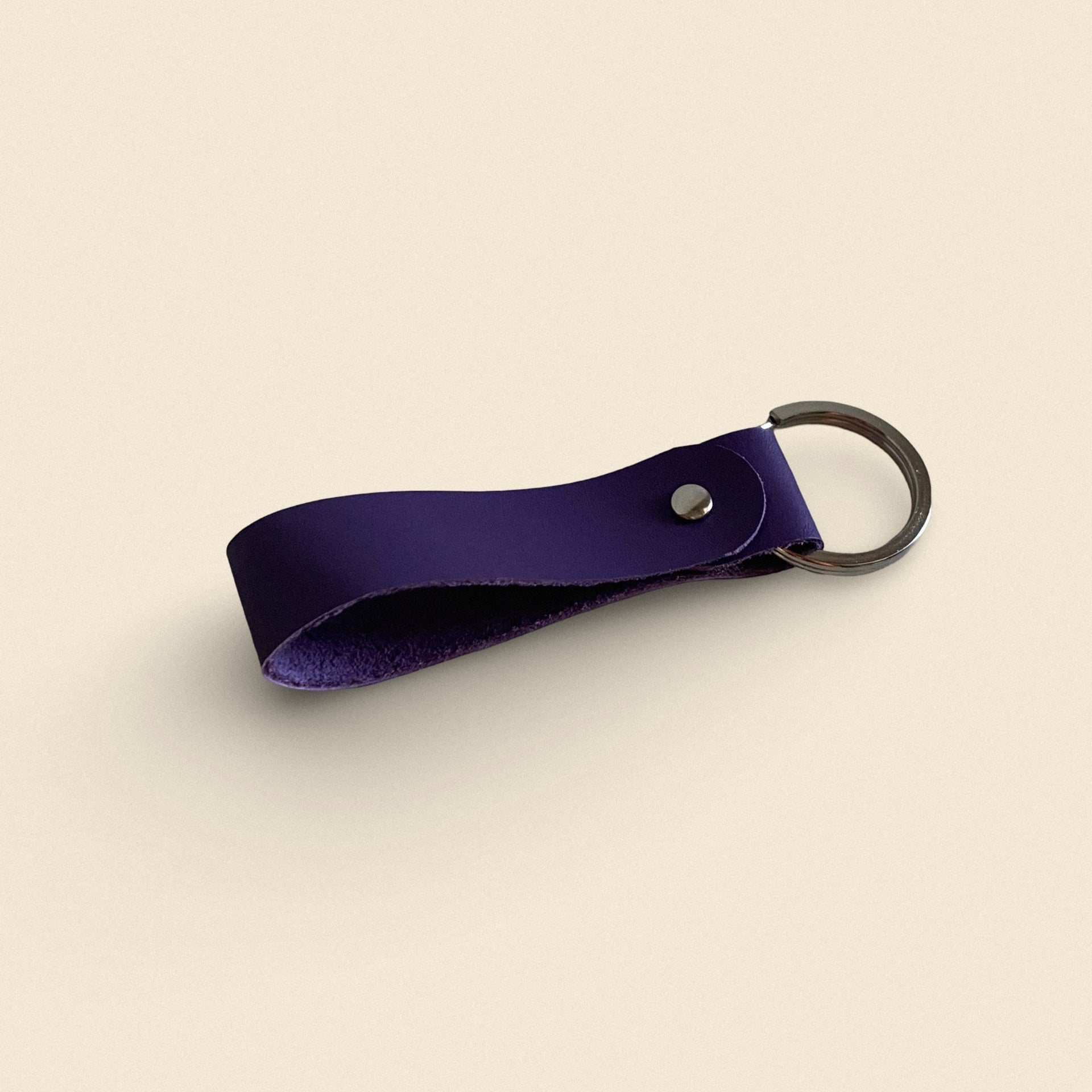 Recycled Leather Keychain – Handcrafted &amp; Eco-Friendly Gift by Yoru at www.brixbailey.com