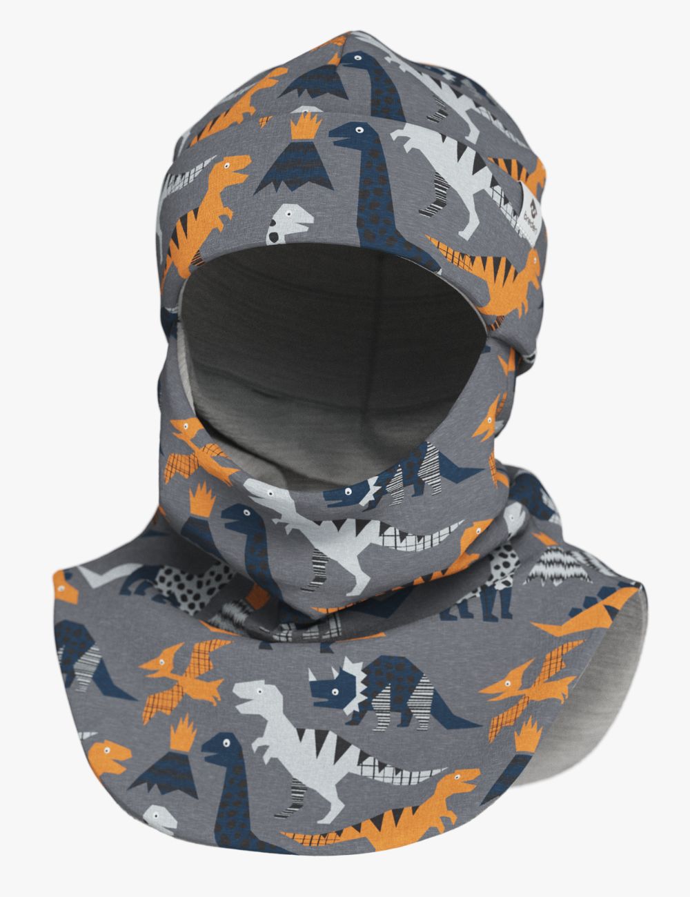 Thermal Merino Balaclava for Kids Dinosaurs