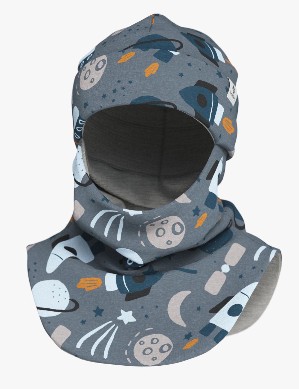 Thermal Merino Balaclava for Kids Rocket Race
