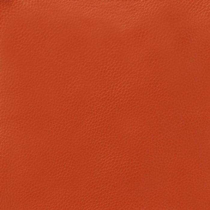 Clementine Orange Leather Backpack – Stylish &amp; Versatile by Sostter at brixbailey.com