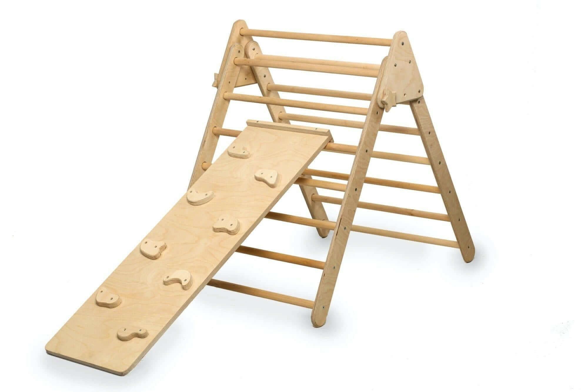 Climbing Triangle and Ramp Set 2-in-1 | Foldable Montessori Play Set-3