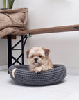Coco Pet Bed in Anthracite Grey